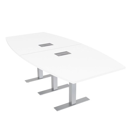 Skutchi Designs 45 in W, 96 in L, 29 in H, Engineered Wood Top, White HAR-BOT-46x93-T-ELEC-XD09